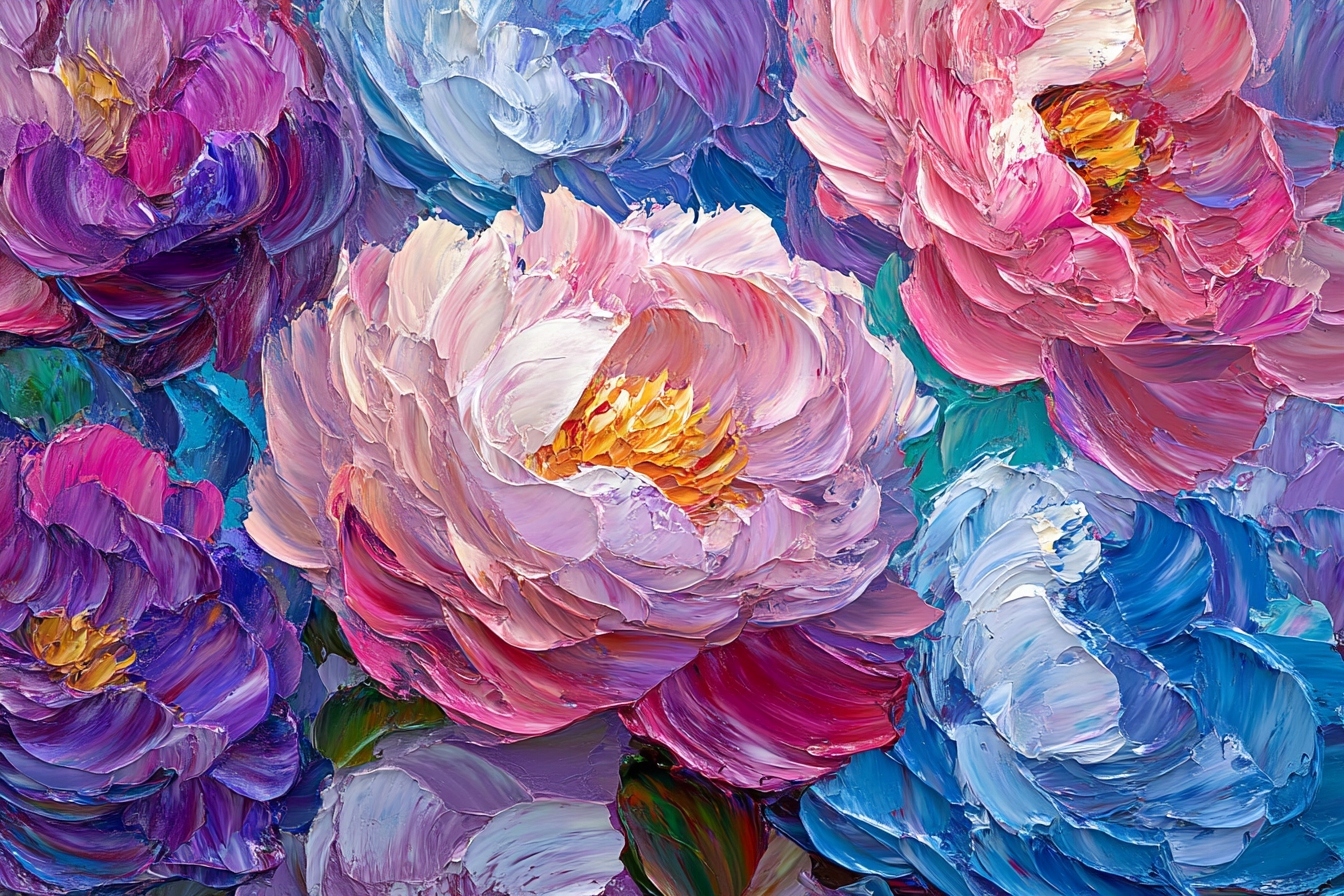 Obraz Na Plátně Canvas Příroda Květiny Pivoňky Kytice 120x80