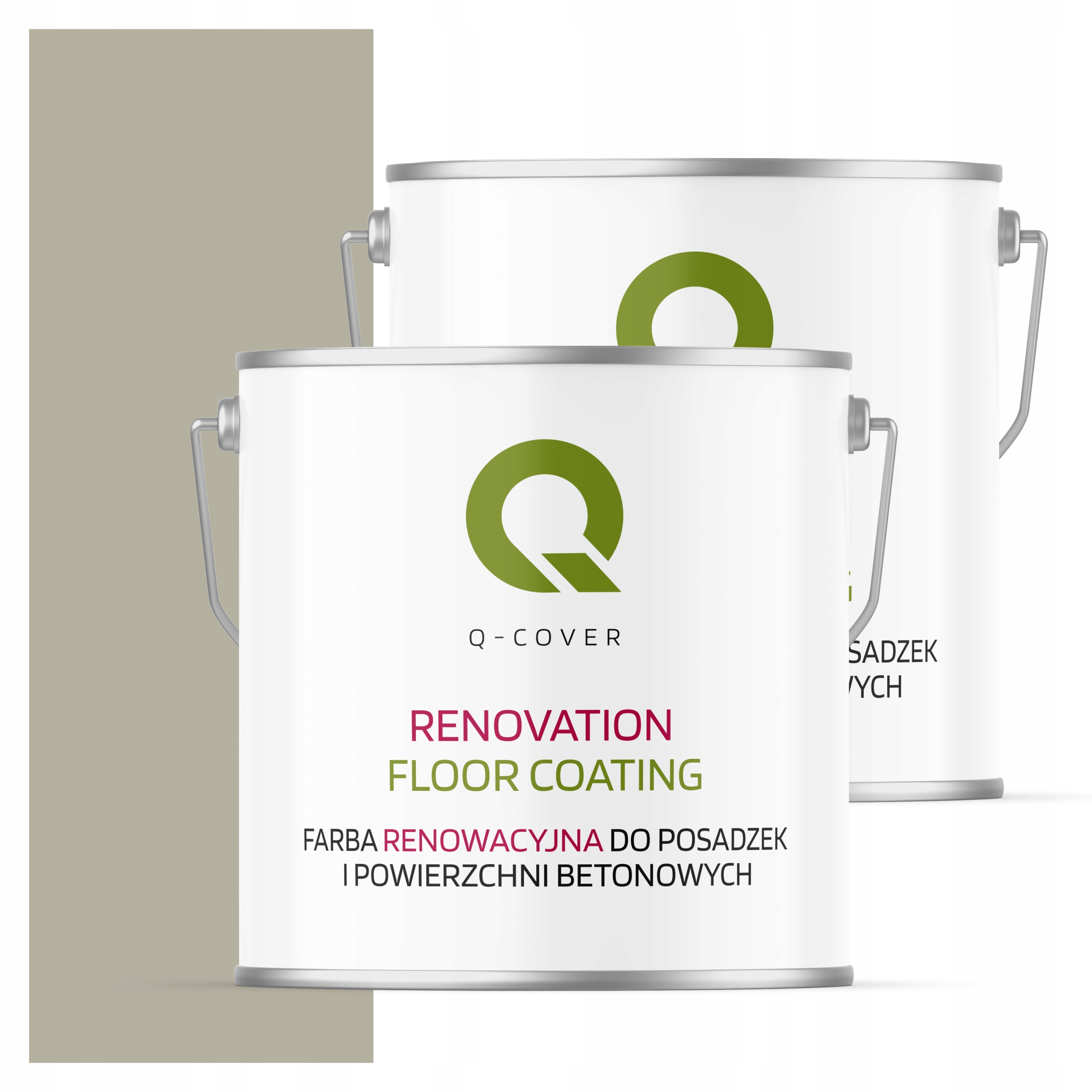 Ochranná farba na podlahy Betón Renovačná Šedá Béžová 7032 Polomat 5L