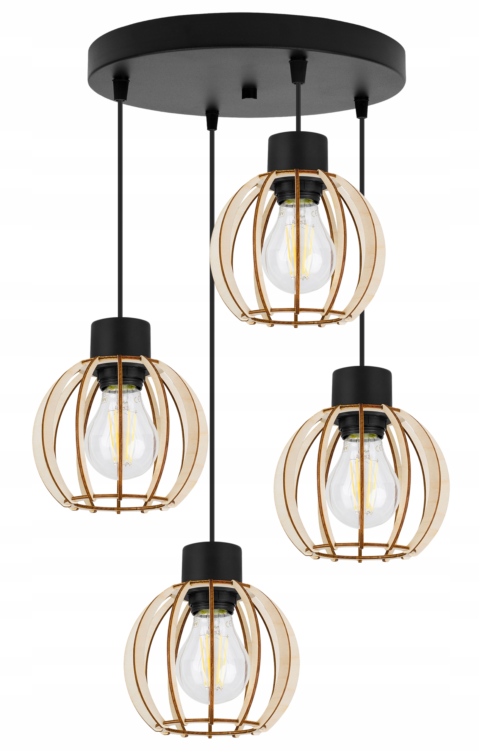 Závěsná Lampa Stropní Lustr Dřevěná, Moderní, Boho, Do Kuchyně