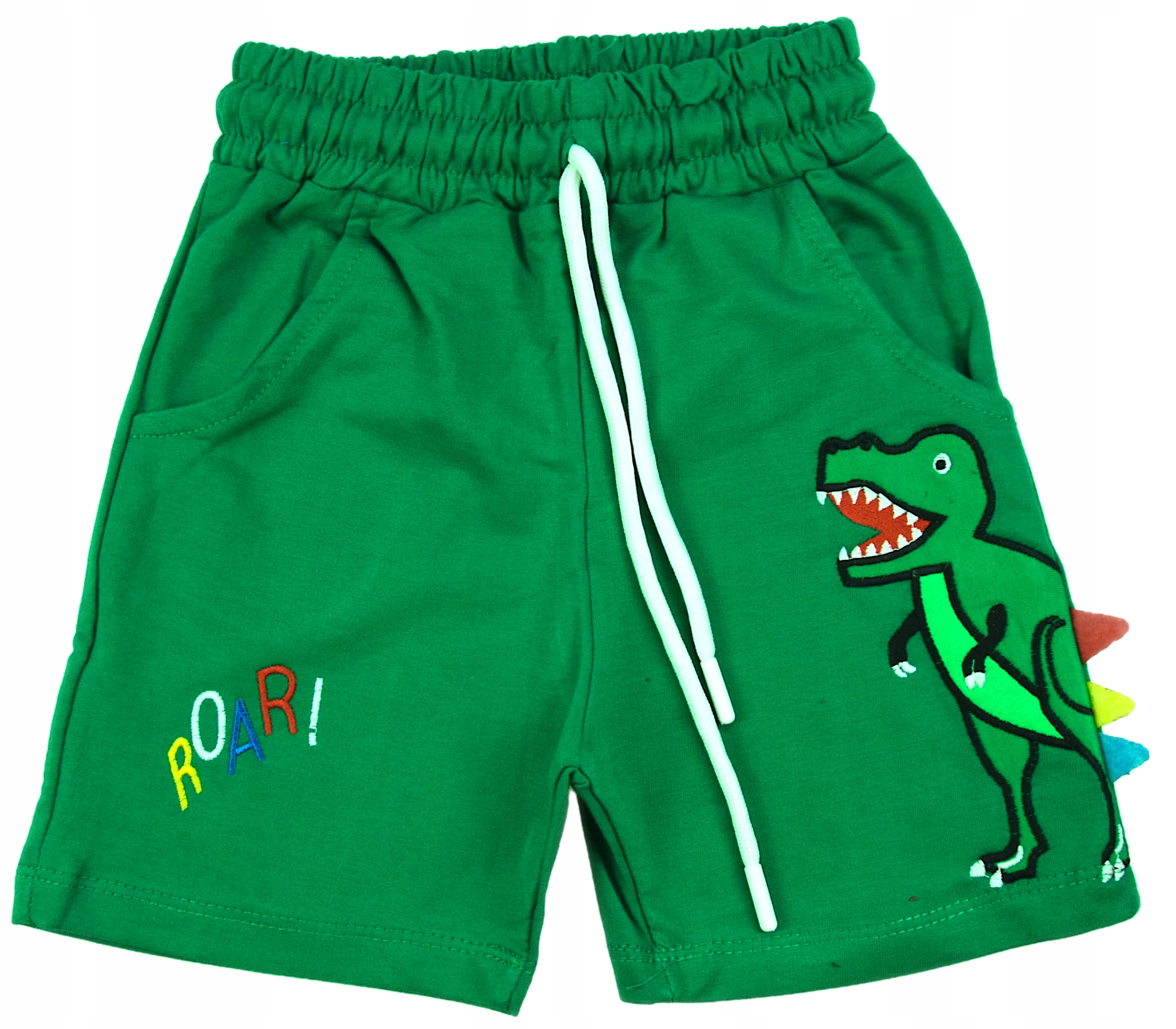 

Spodenki Lato Chłopak Dinozaur Zielone 110/116