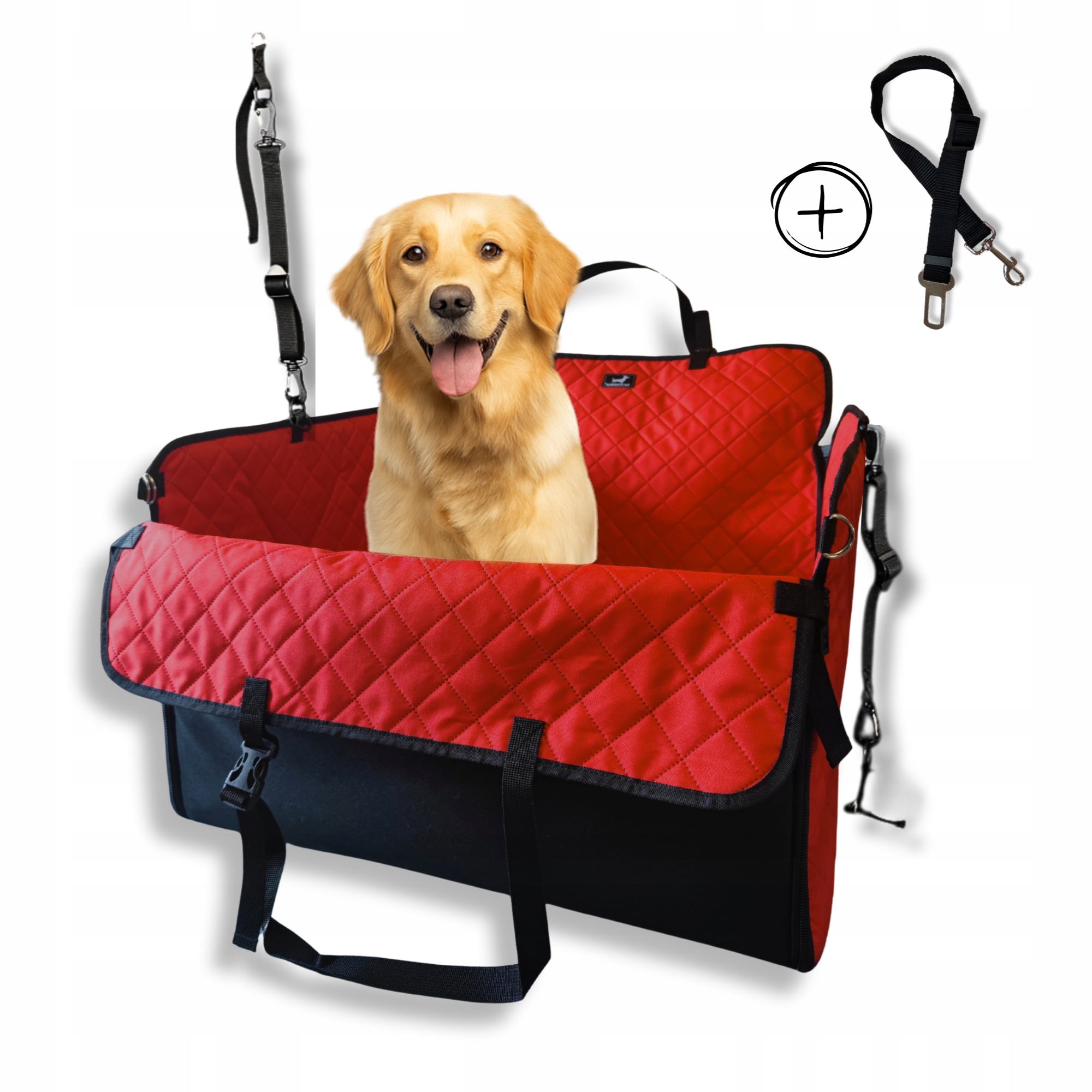 Levně Přepravka pro psa, autosedačka, podložka a potah do auta jsou stabilní