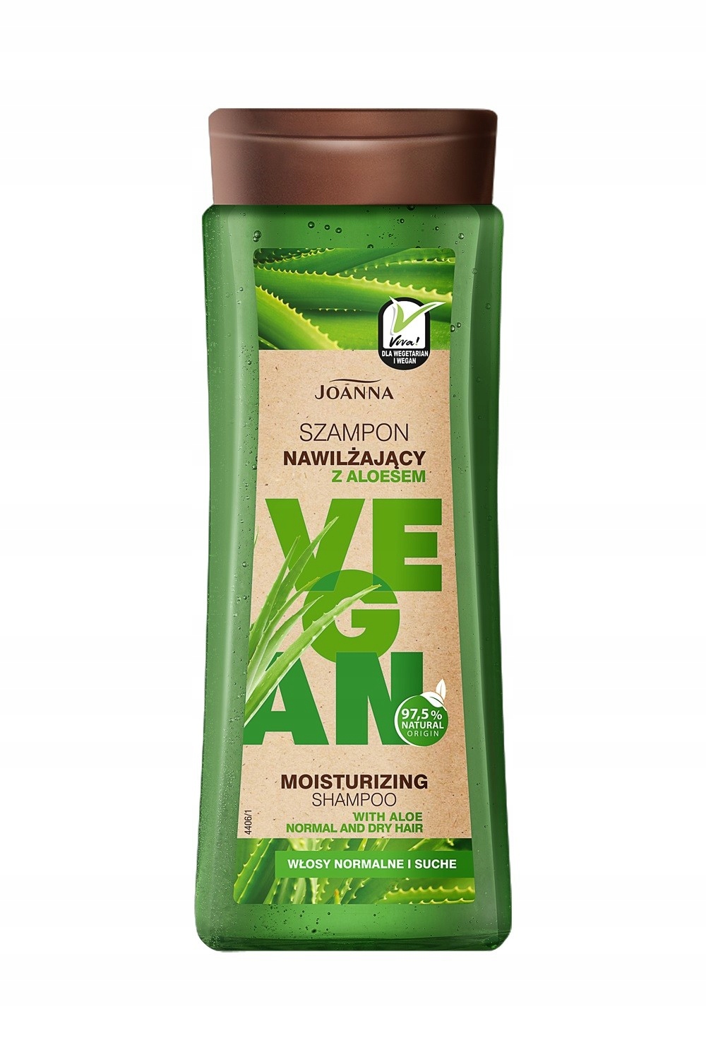 

Joanna Vegan Aloes Szampon nawilżający 300ml.