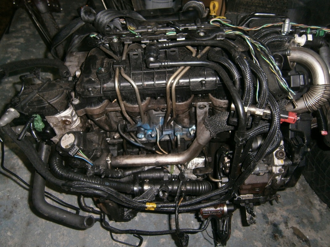 FOCUS Mk2 MONDEO Mk4 C-max 1,6 tdci двигатель комплект с скопа