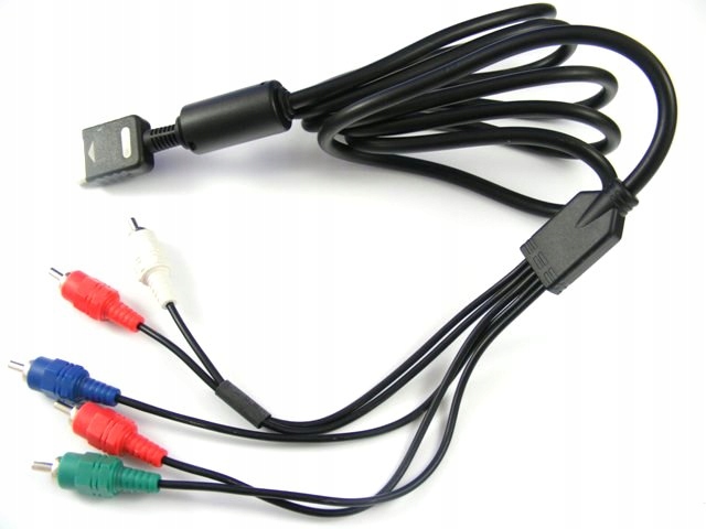 KABEL COMPONENT 1,8 m POZŁACANE KOŃCÓWKI