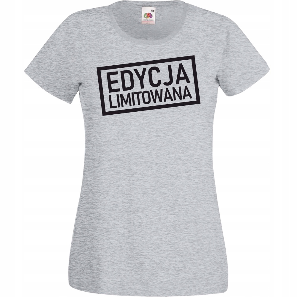 

Koszulka zabawna edycja limitowana L szara
