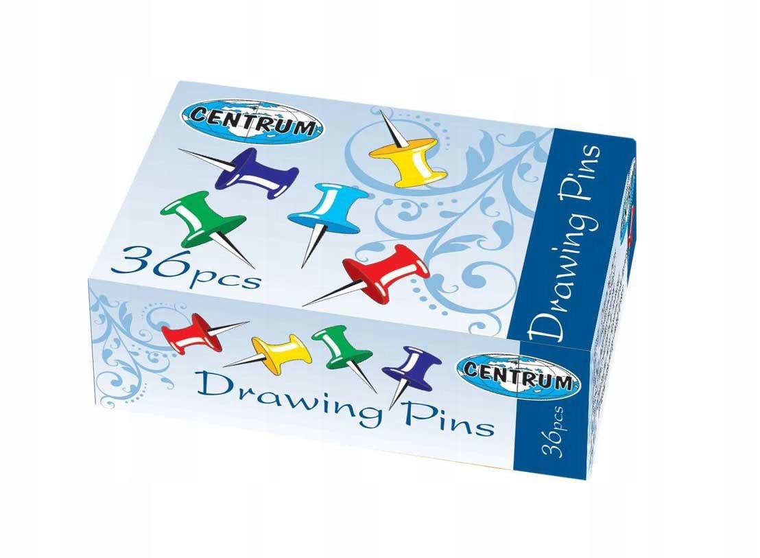 

Pinezki beczułki tablicowe Centrum 36 szt.