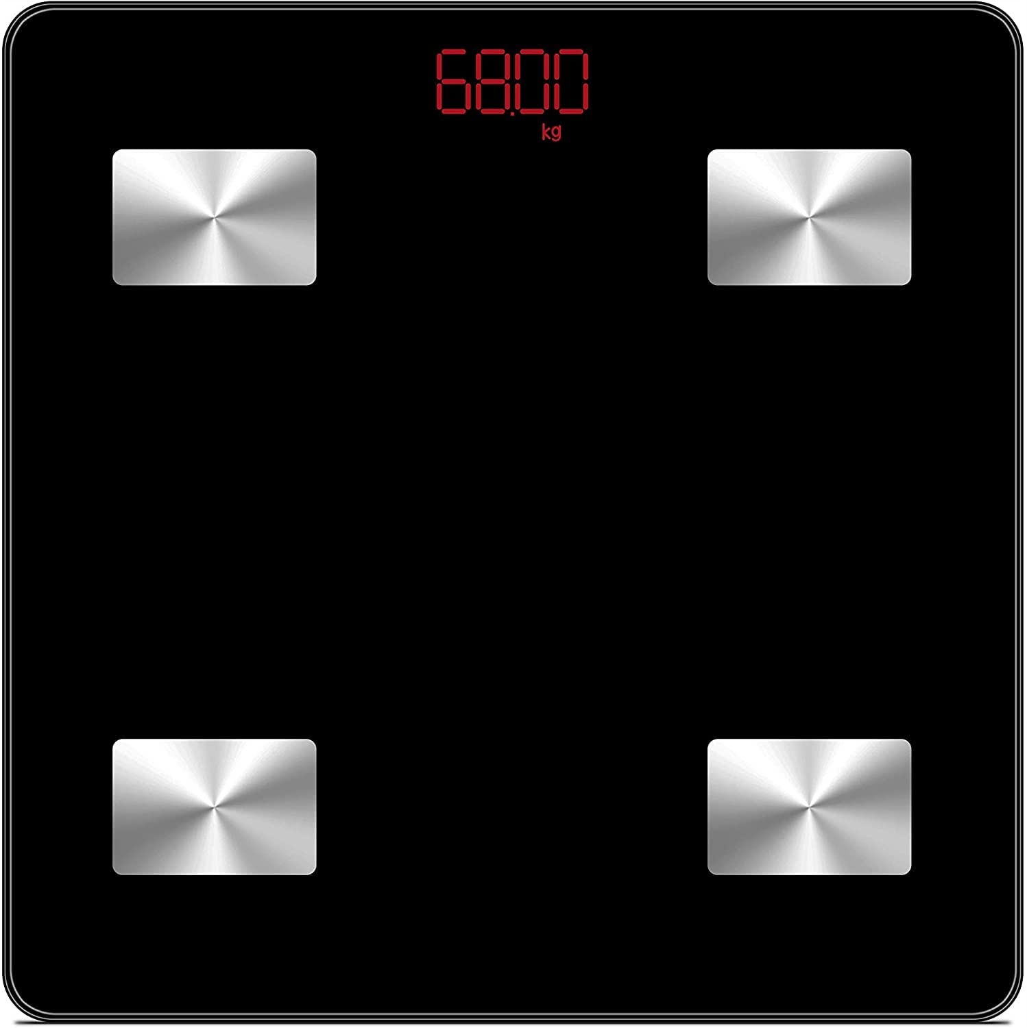 NK Inteligentna Waga Osobowa Bluetooth LCD Pomiar Tkanki Tłuszczowej BMI — miniatura 2