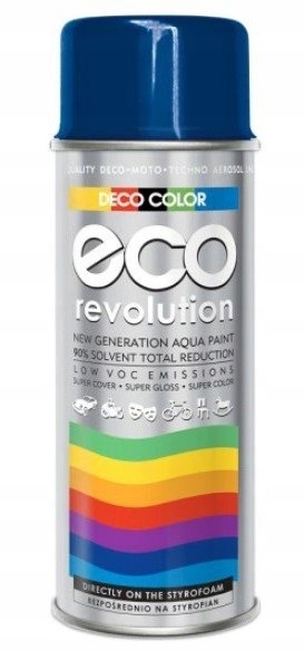 DECO ECO AKRYL WODNY 400ML NIEBIESKI