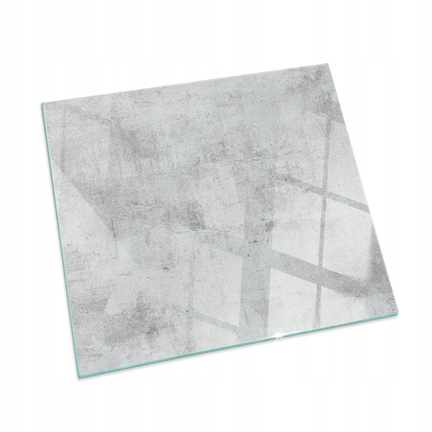 Skleněná podložka s grafikou pod krb Textura surového Betonu 50 x 50 cm