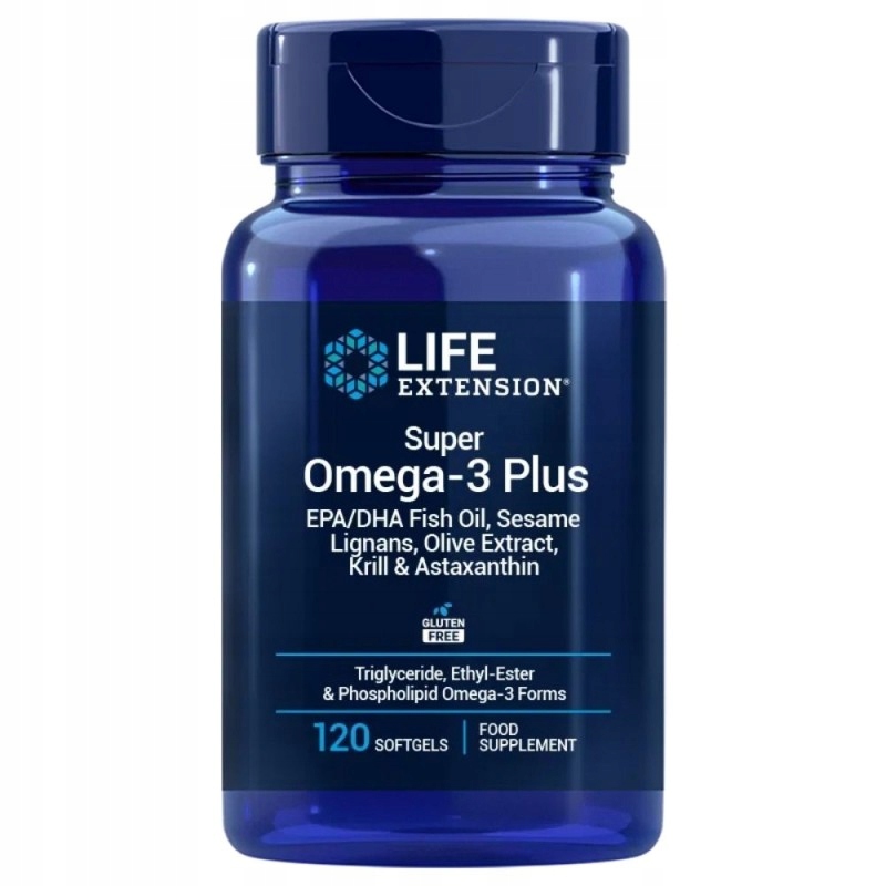 Life Extension Omega-3 Plus Epa/dha Krill & Astaxanthin 120 kaps