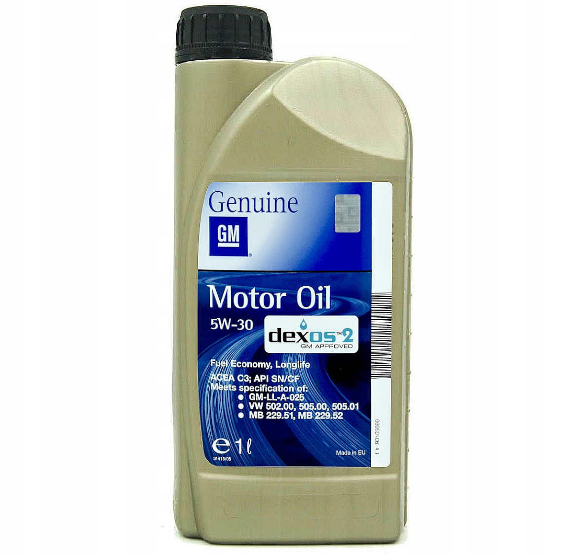 Olej Opel Gm Motor Oil DEXOS2 C3 5W-30 1L