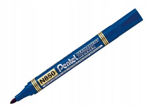 

Marker wodoodporny N850 okrągły Pentel niebieski