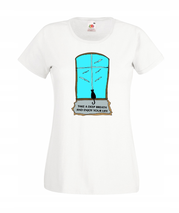 

S Koszulka Damska Koty Soft Kitty Śmieszne Wzory