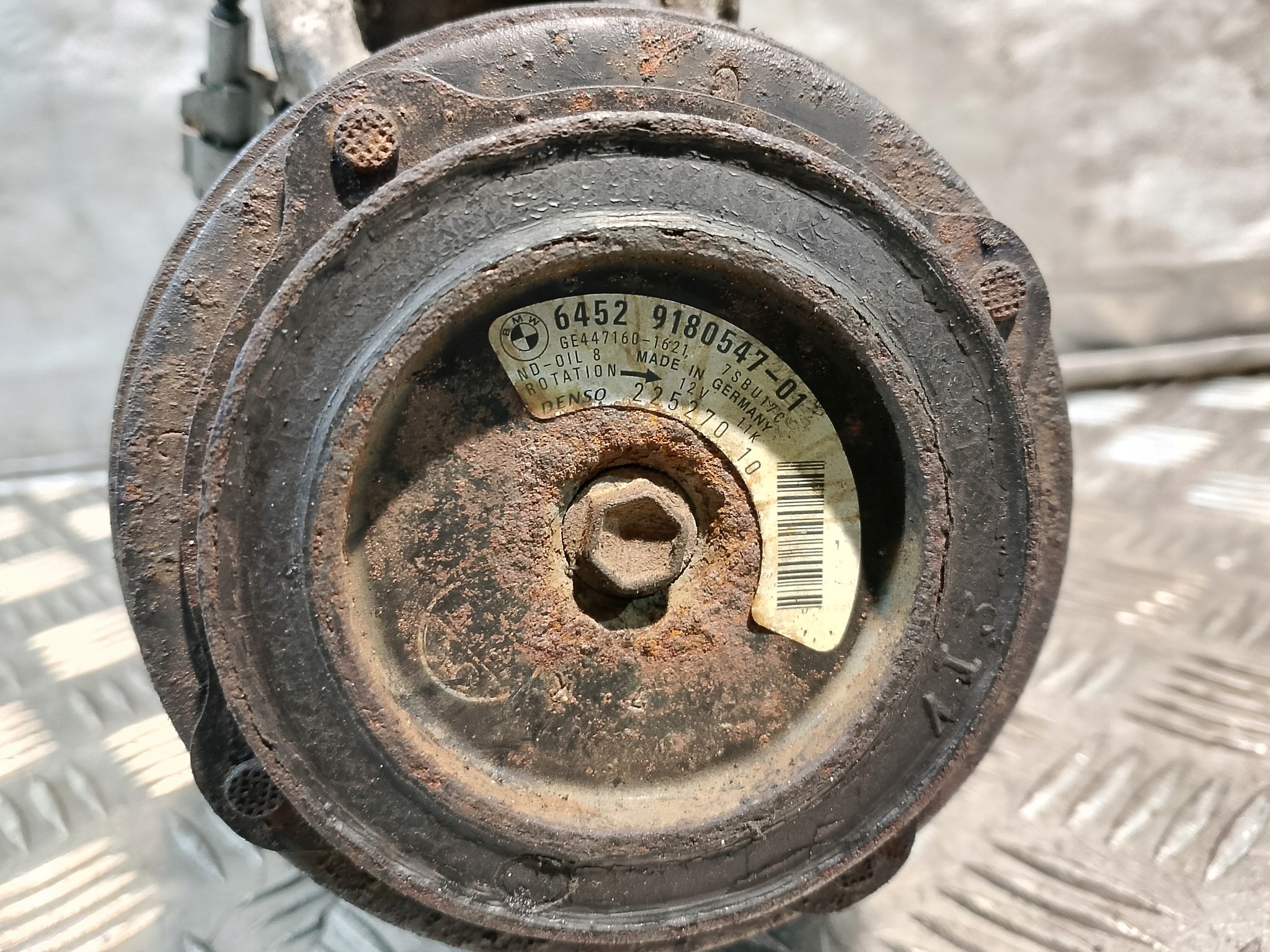compressor compressor; of the air conditioning BMW E60 3.0 D DENSO GE447260-3211