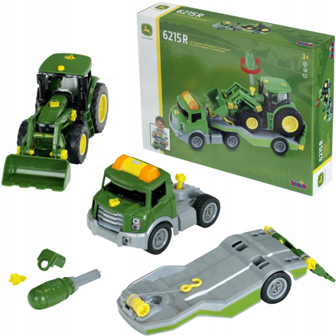 

Klein 3908 Traktor John Deere do skręcania na lawe