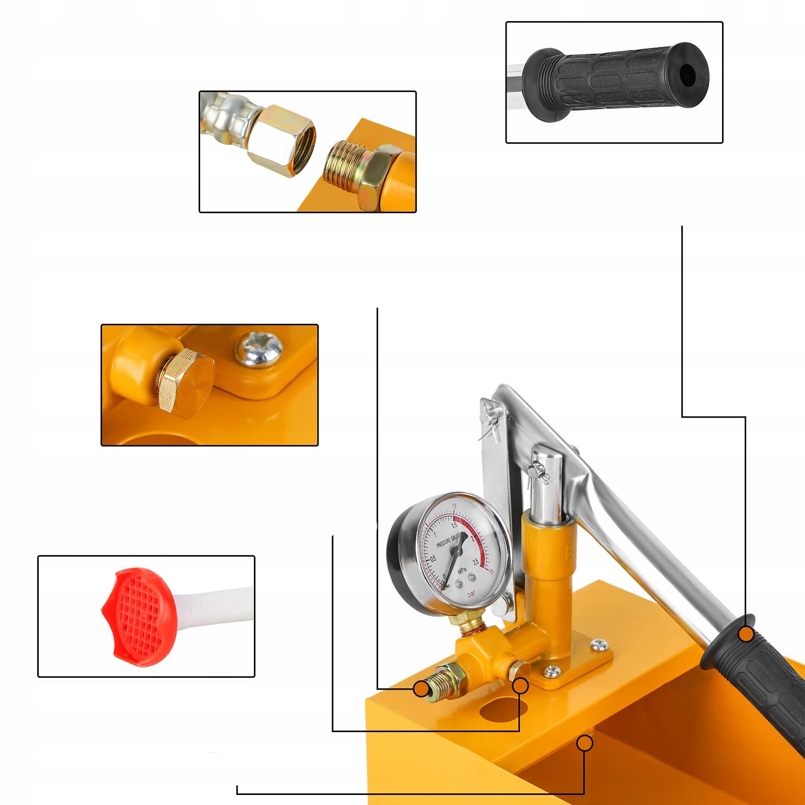 POMPA DO PRÓB CIŚNIENIOWYCH 2.5MPa z POLSKi Kod producenta ks55d