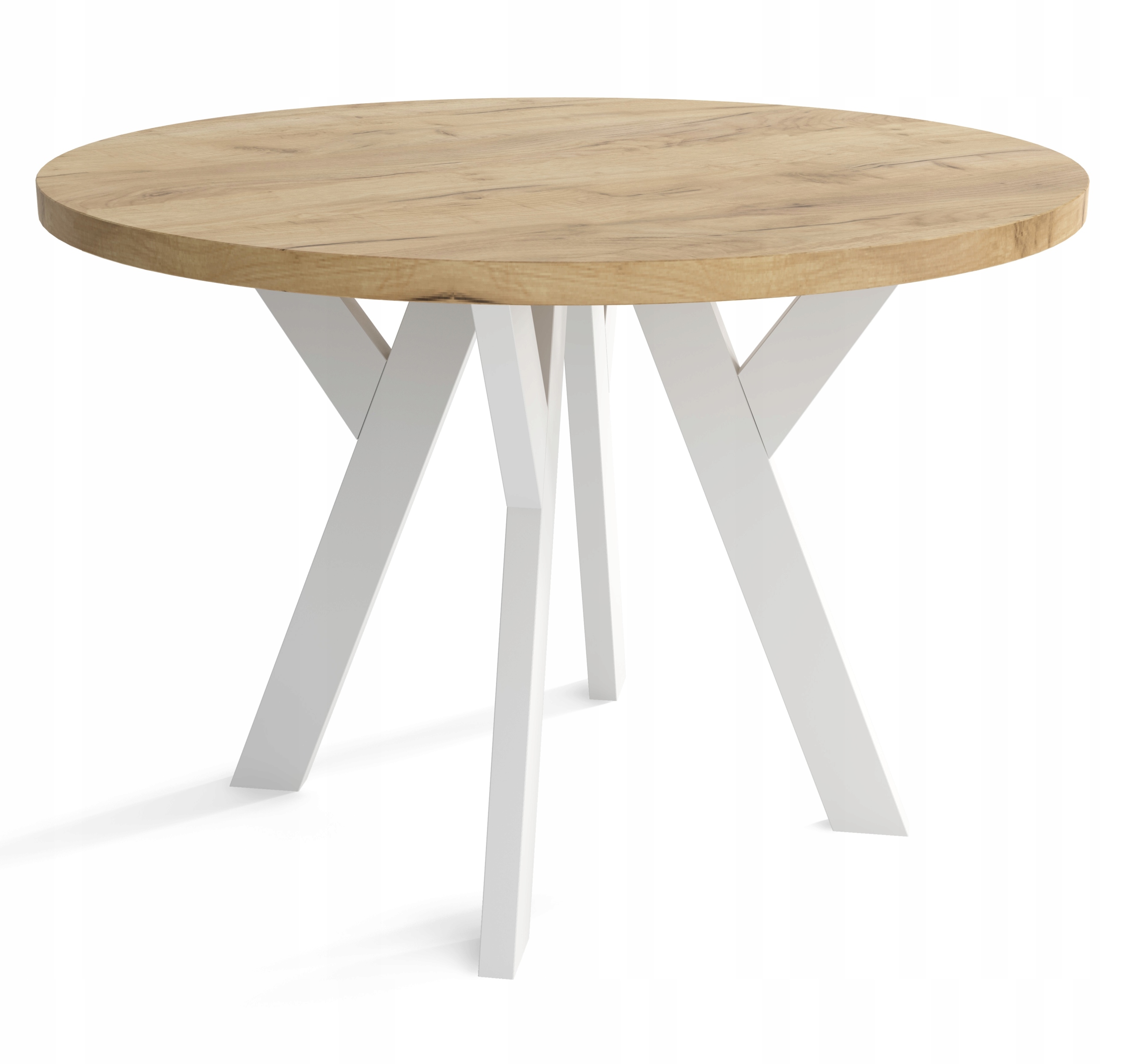 Stół Okrągły 90 LOFT do Kuchni Salonu INDUSTRIAL Głębokość mebla 90 cm