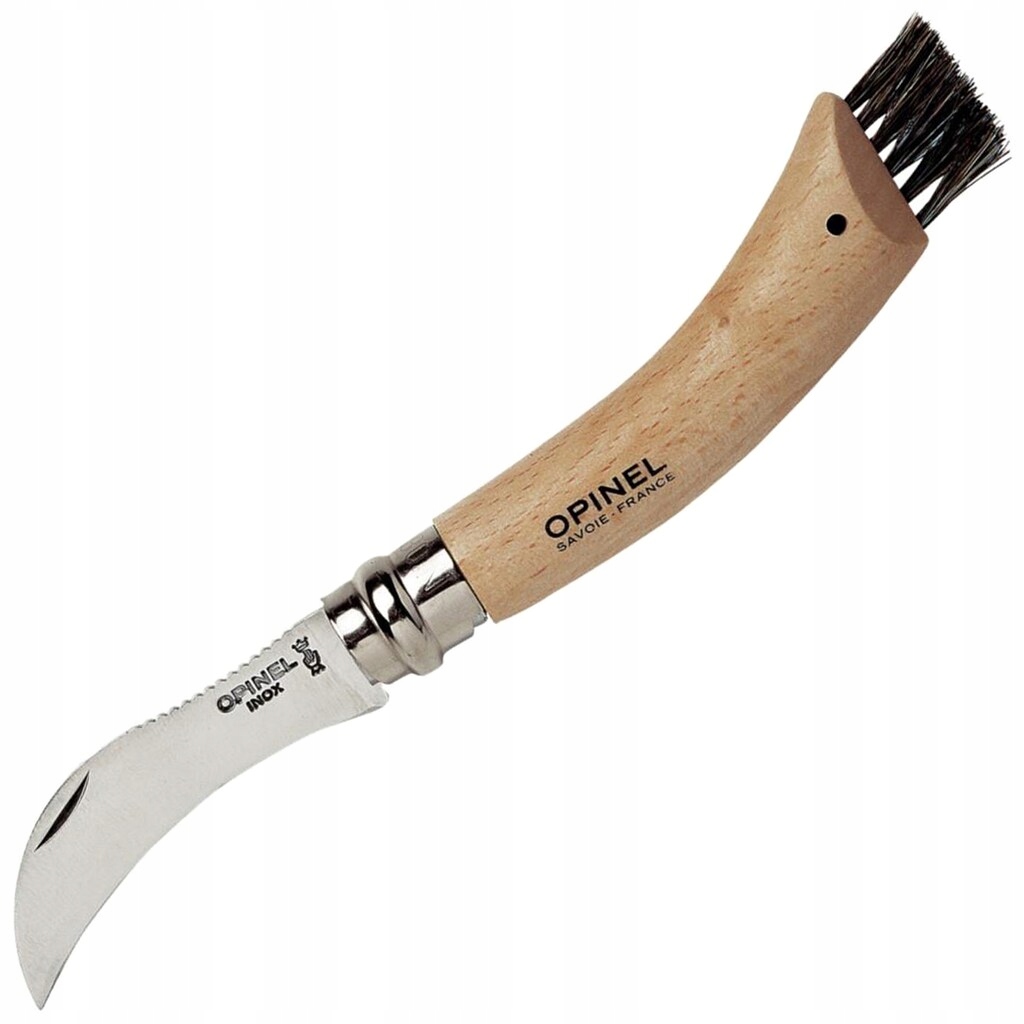 Nůž Opinel No.8 Mushroom pro sběr hub z pouzdro