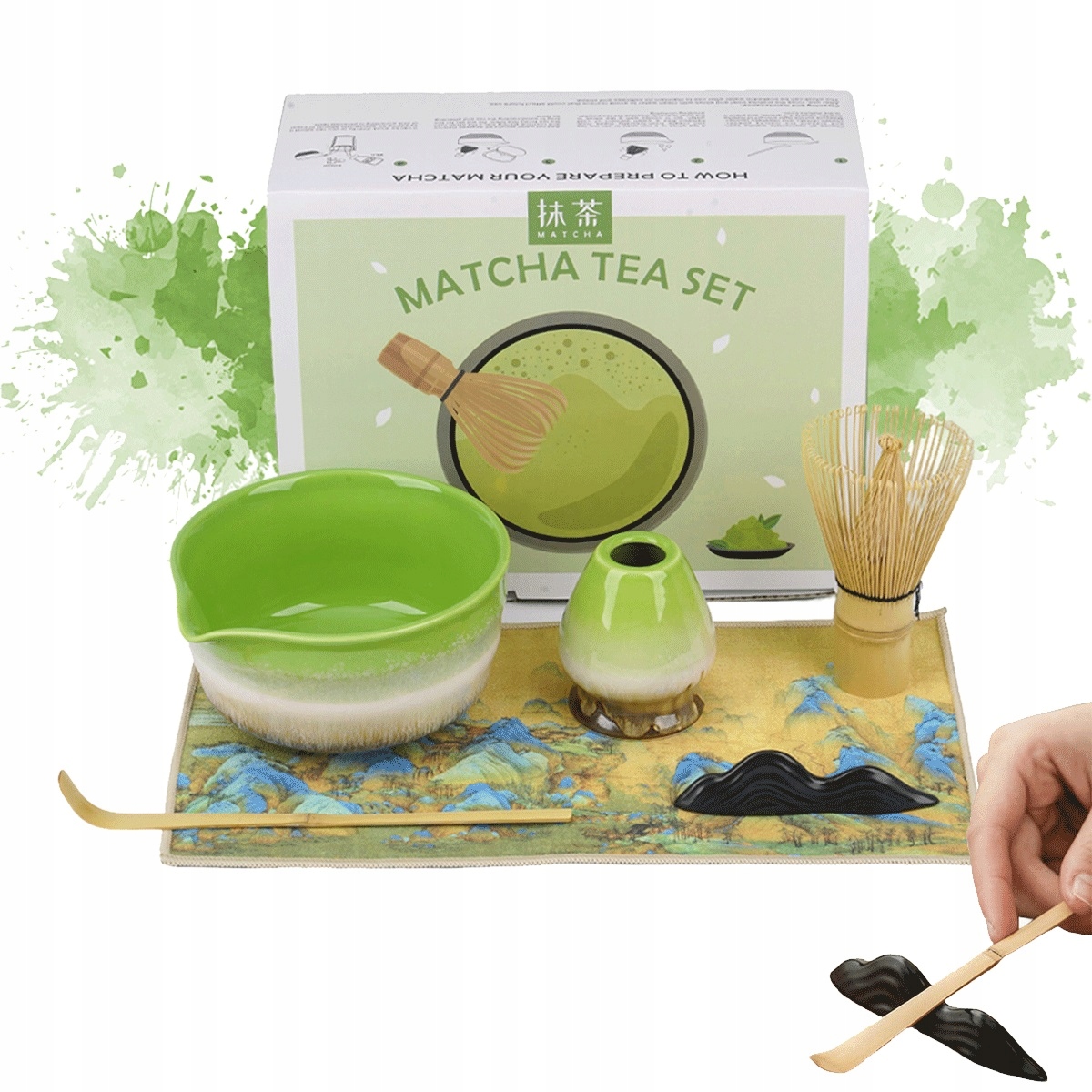 Levně Kompletní Sada Matcha S Ručníkem A Podložkami, Autentický Zážitek