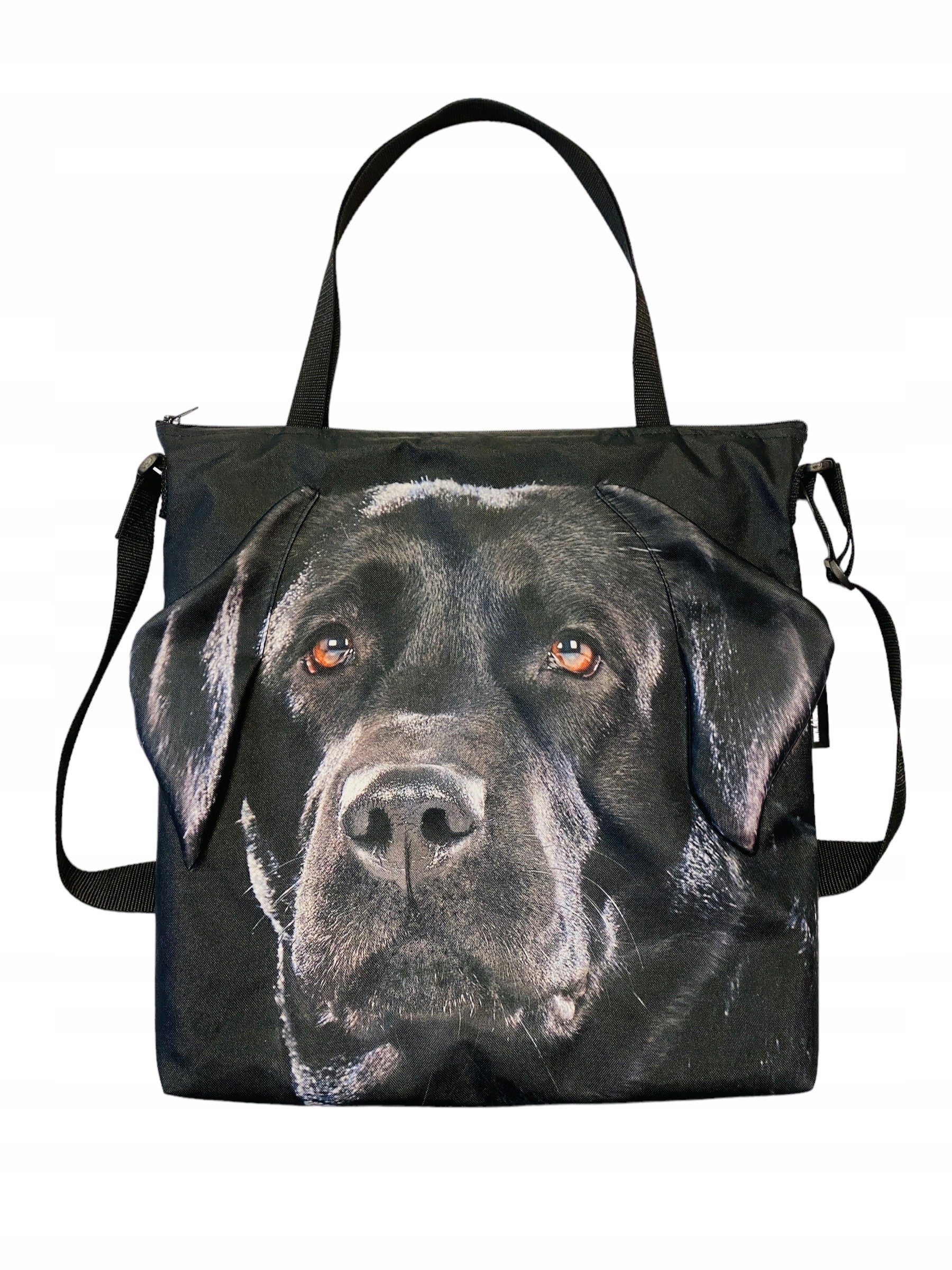 Taška Velká shopper 3D s houbičkou se psem Labradorem