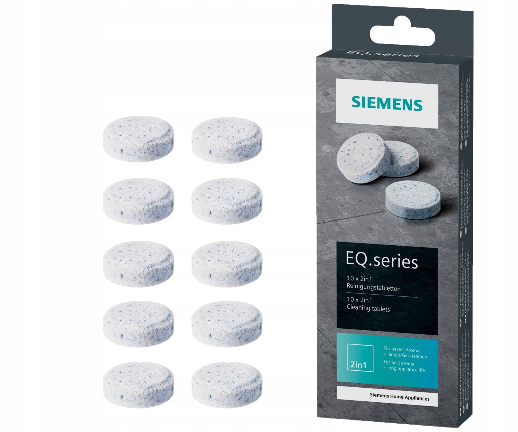 TABLETKI CZYSZCZĄCE EKSPRES SIEMENS EQ.6 plus s400