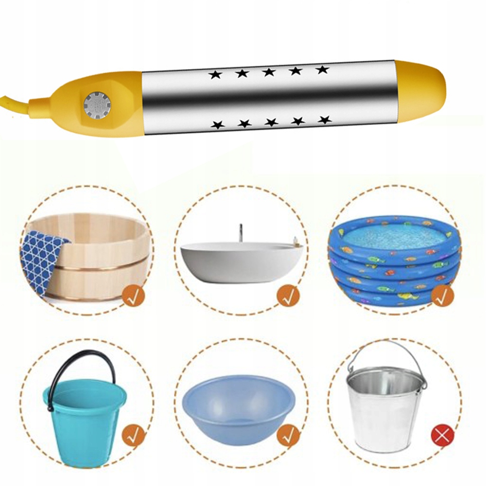 ELEKTRYCZNA GRZAŁKA DO BASENU BASENOWA PODGRZEWACZ 2500W MOCNA i SZYBKA v2 Kod producenta 6942422685738