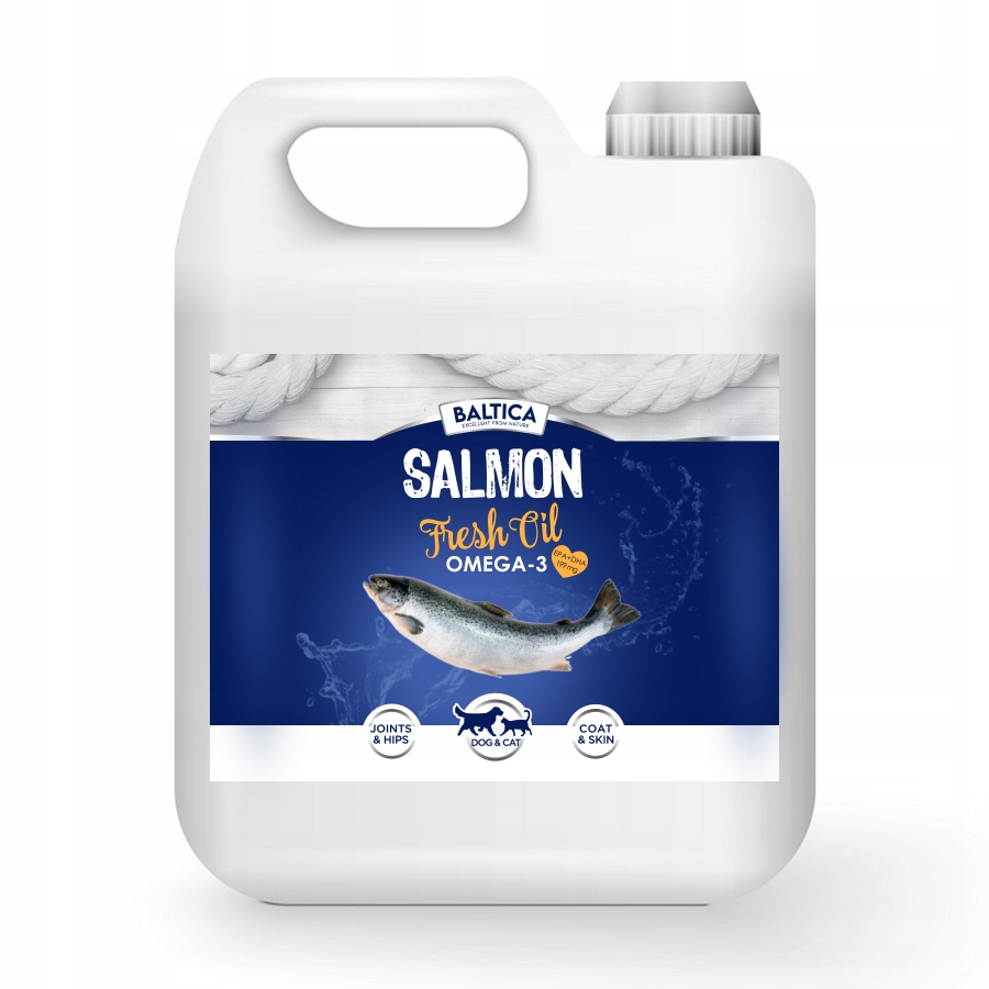 Levně Baltica Atlantský Lososový Olej Salmon Fresh Oil 2000 ml Pro Psa A Kočku