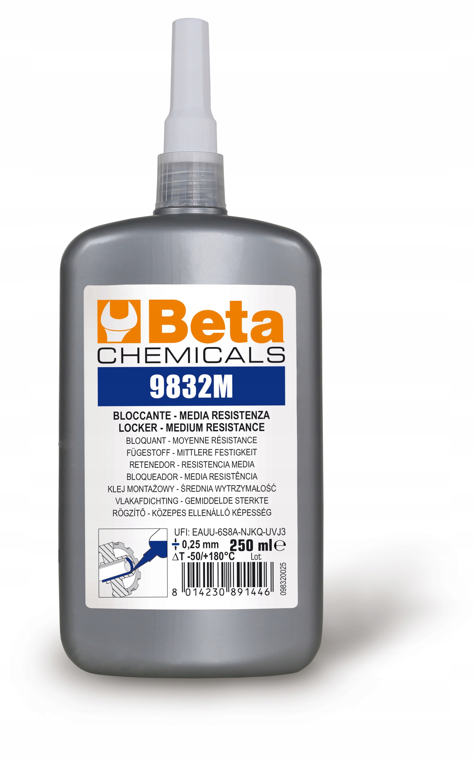 

Klej Montażowy Anaerobowy 250ML Beta 9832M/250B
