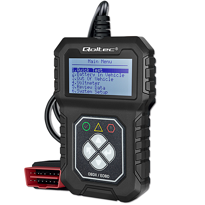 Interfejs Diagnostyczny OBD2 Tester Polskie Menu Qoltec ProLine 8-25V