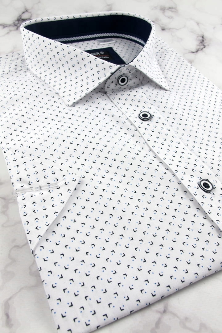 Duża Koszula Męska Elegancka Duże rozmiary P167 Rozmiar 4XL