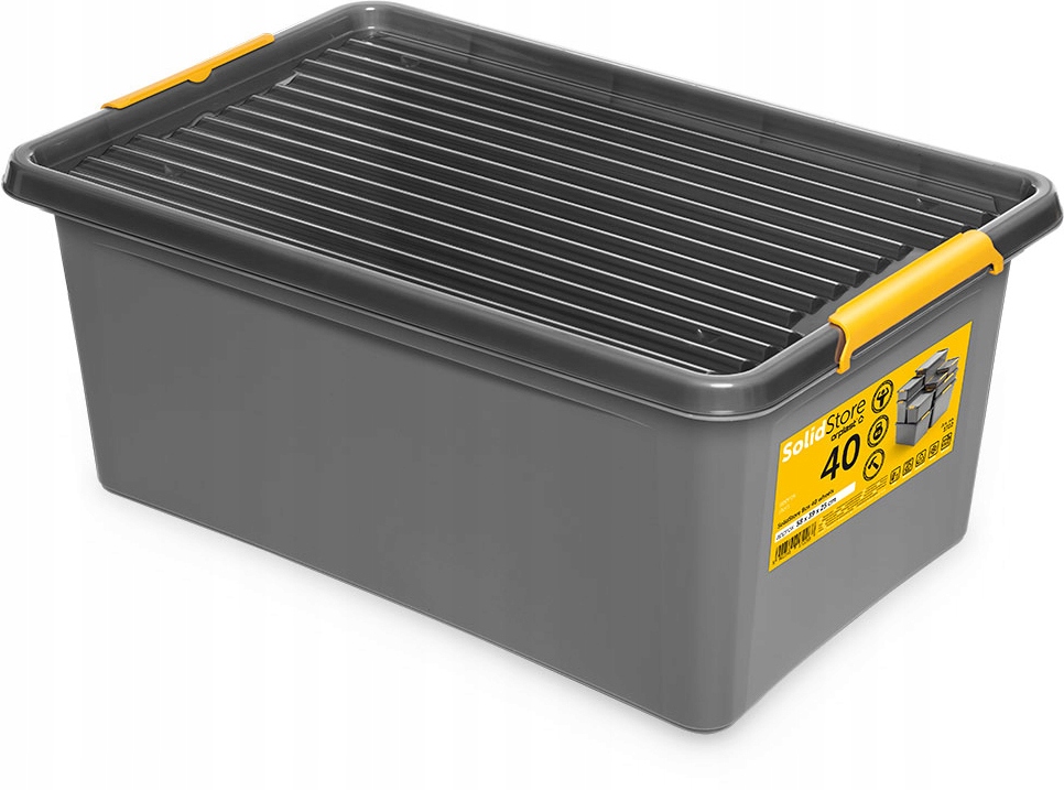 

Moxom 1722 Pojemnik Z Pokrywką, Kółkami Solid 40L