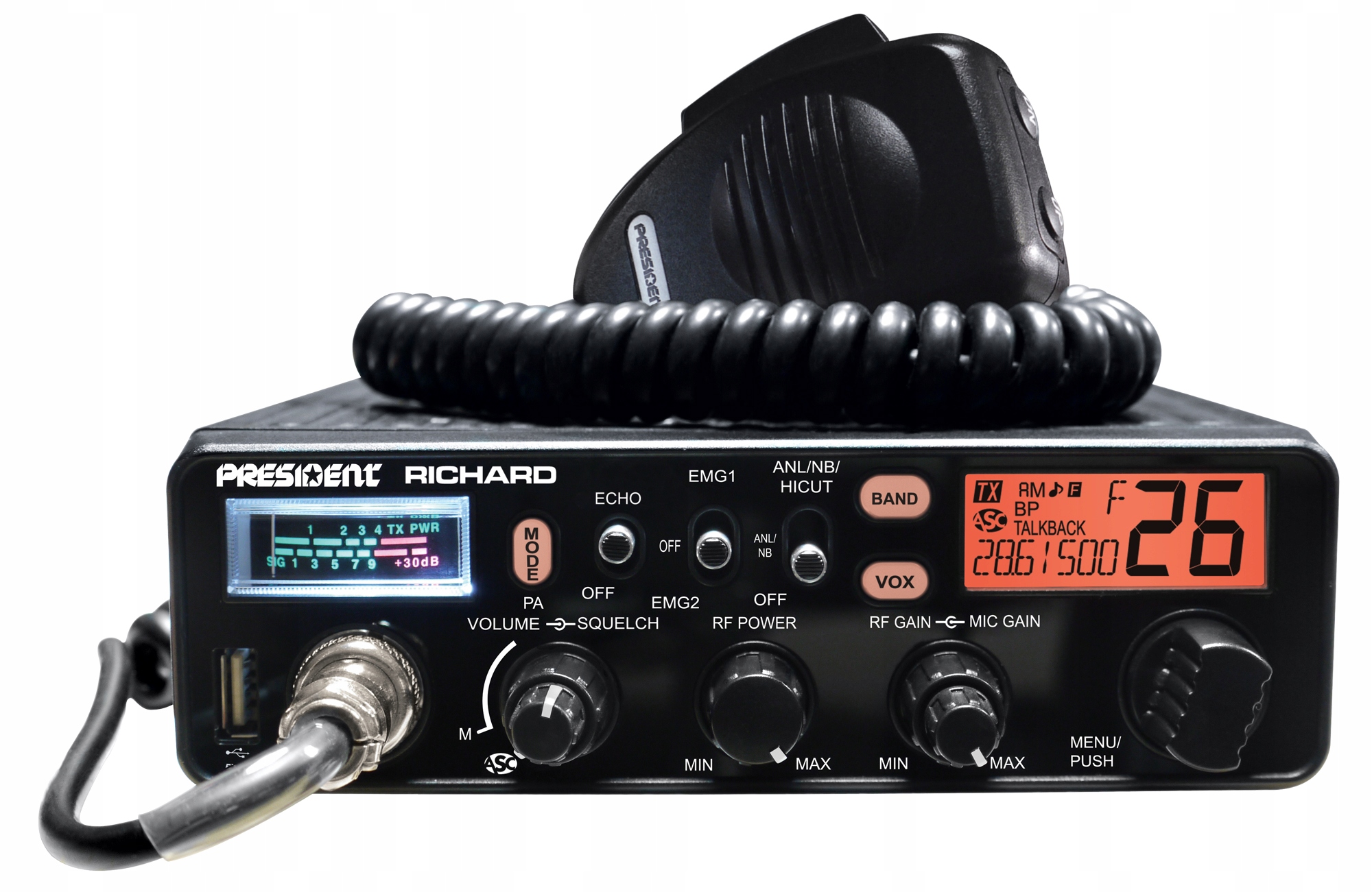 President Richard radiotelefon amatorski 10m 50W