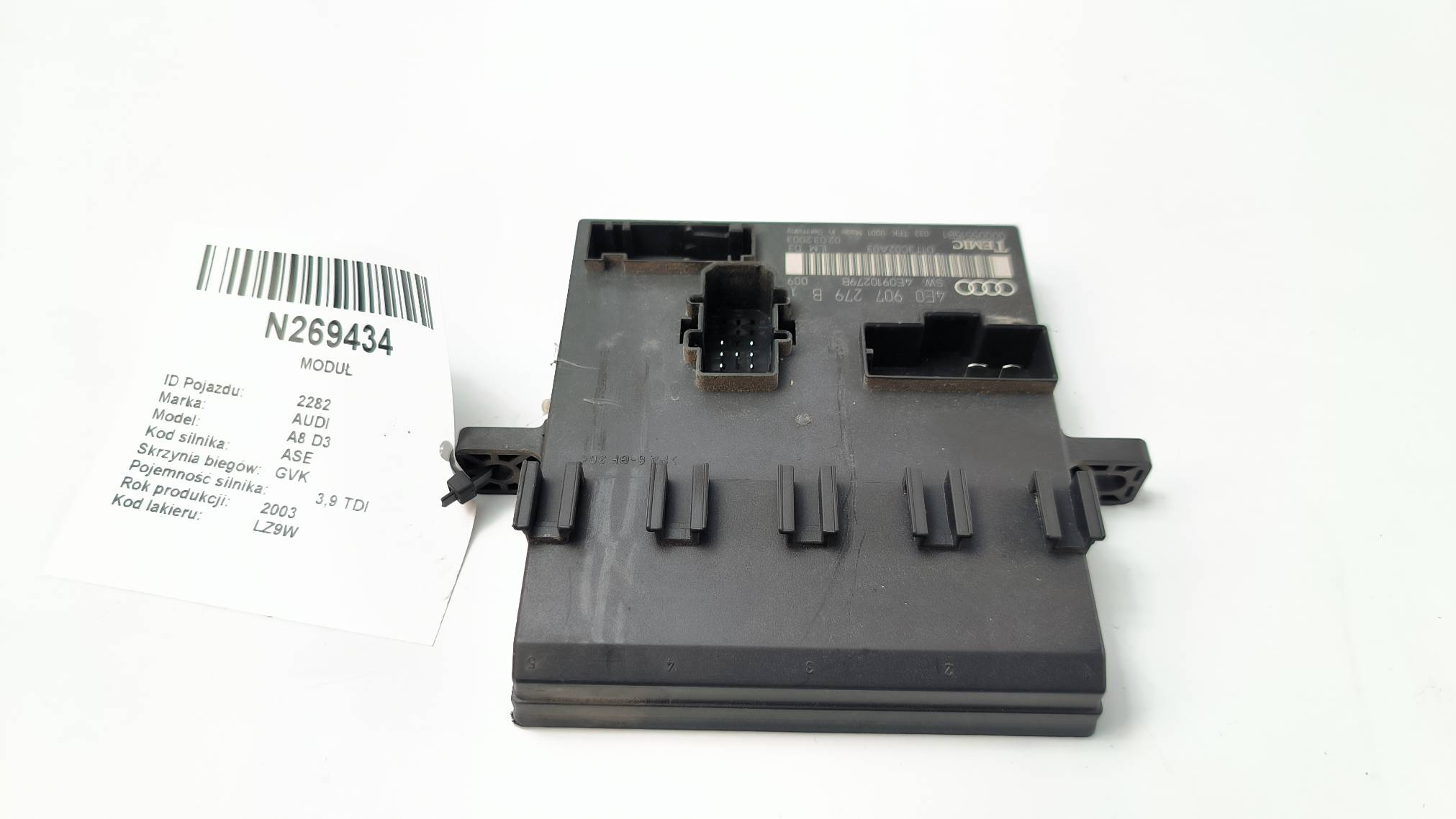 module 4E0907279B AUDI A8 D3