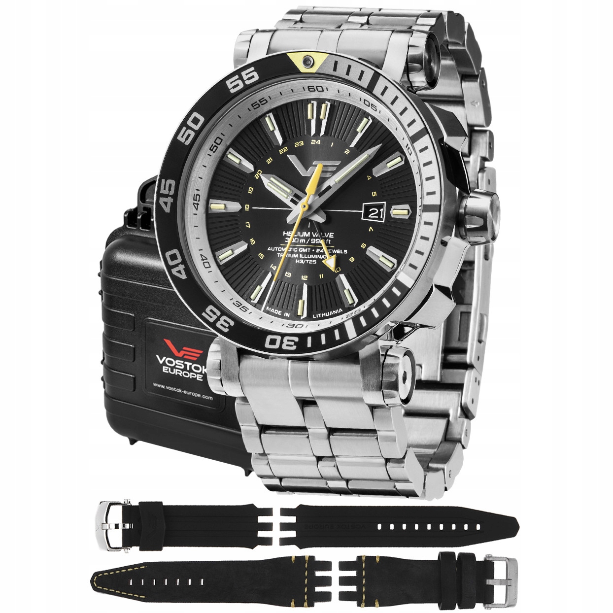 Pánské Hodinky Vostok Europe NH34-575A718B stříbrné