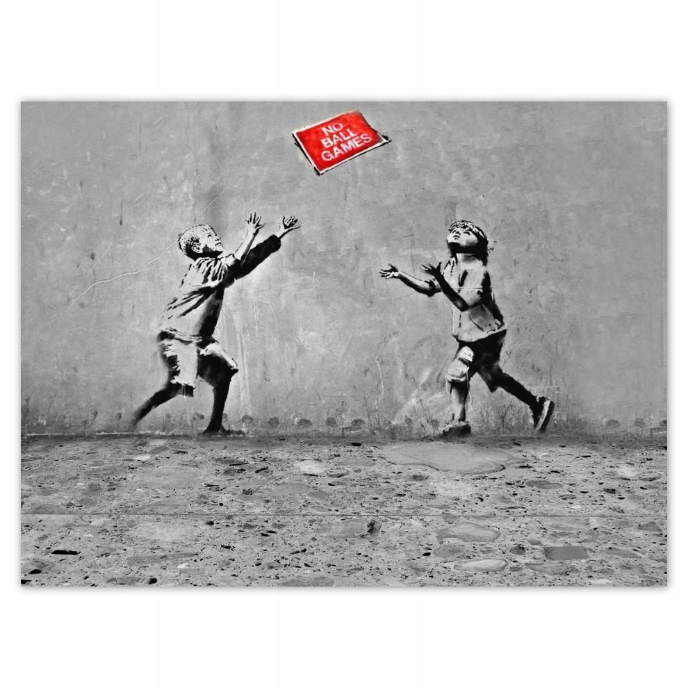 

Plakat 40x30 Banksy No Ball Games