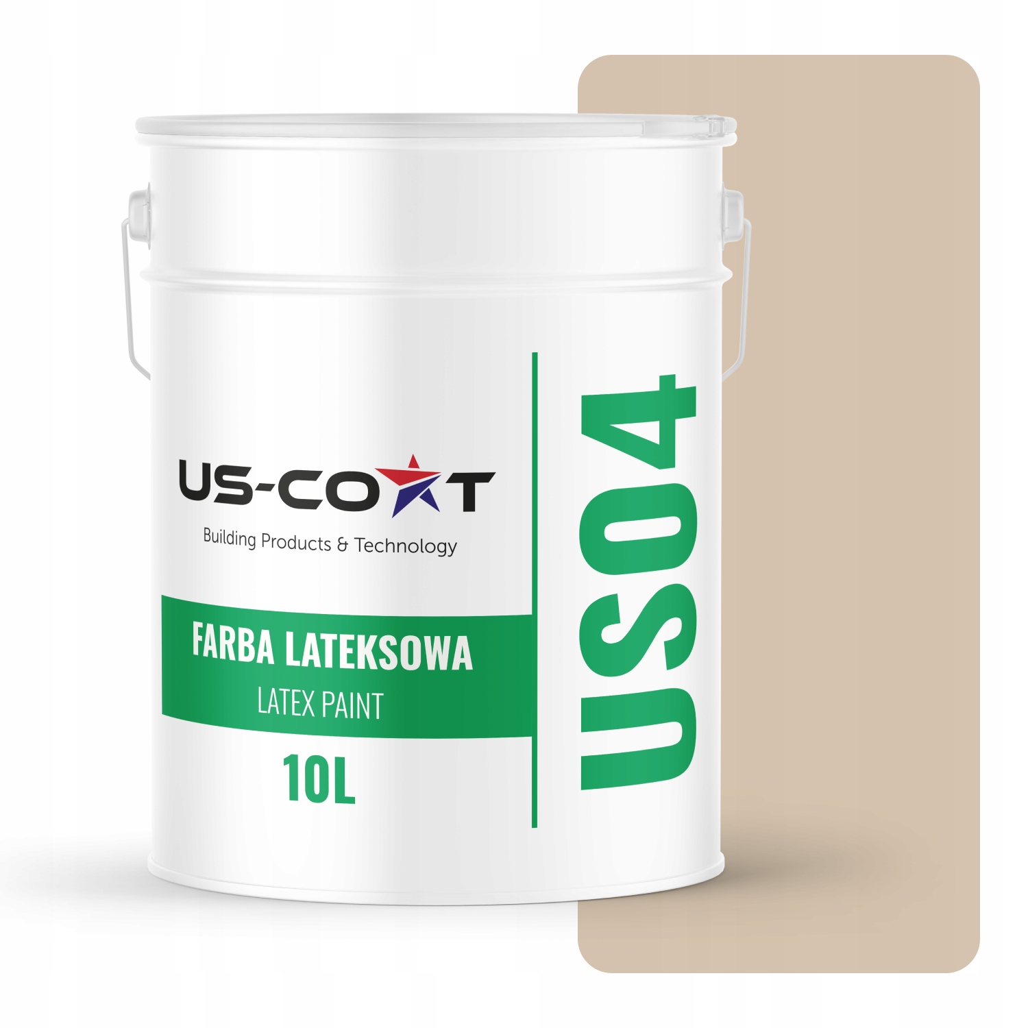 Latexová Farba Na Stenu Farba Béžová H4155 10L Hlboká Matná Na Steny