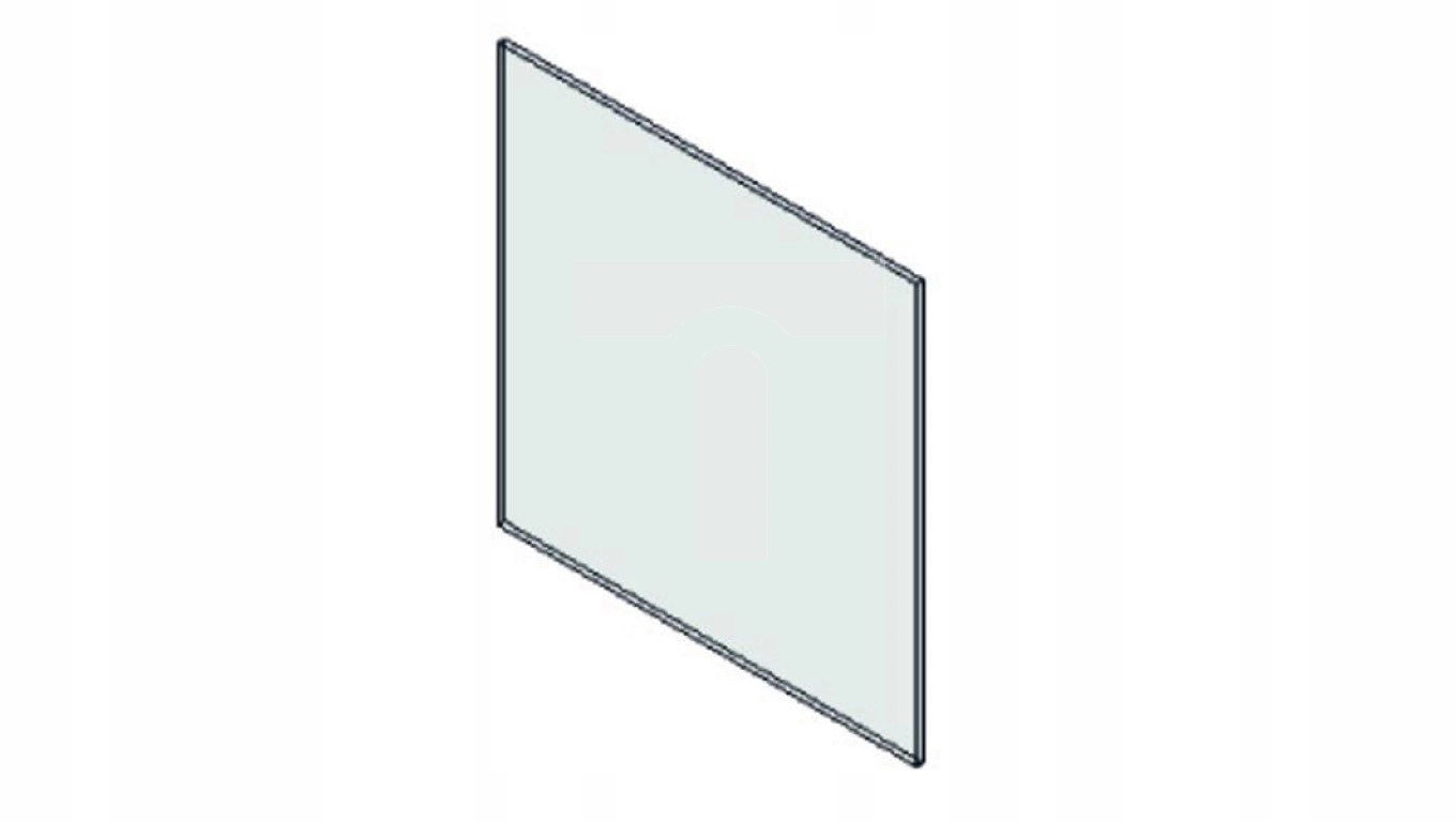 Szybka do przycisku ppoż ROP 60x60x1mm