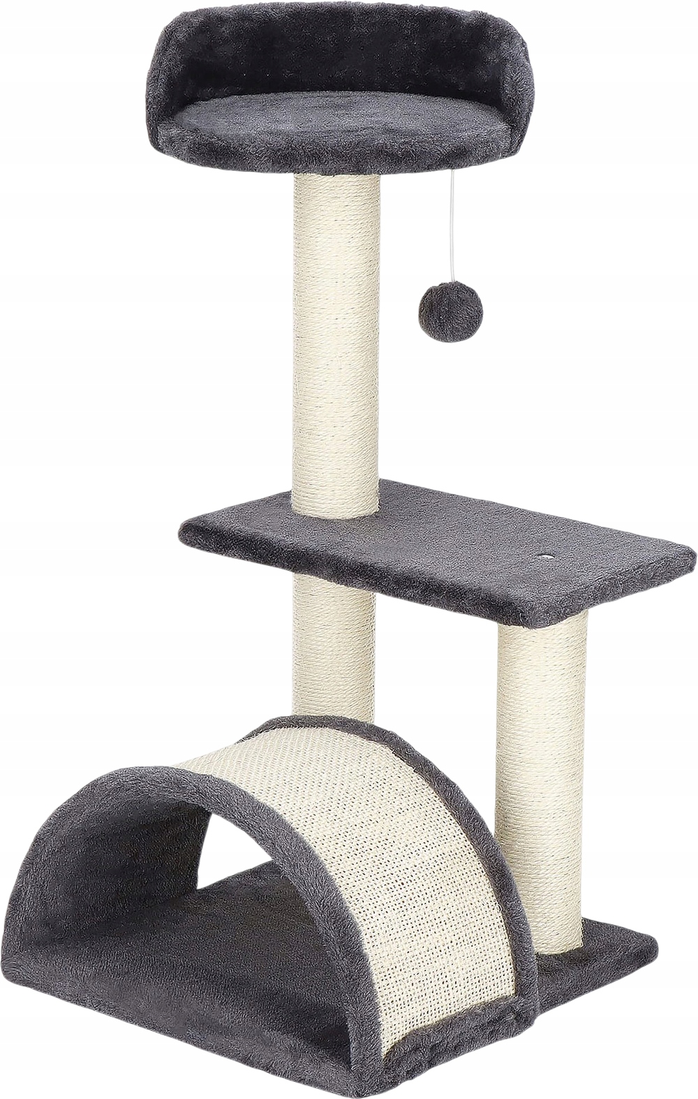 Drapak dla kota Springos z zabawką 3 poziomy