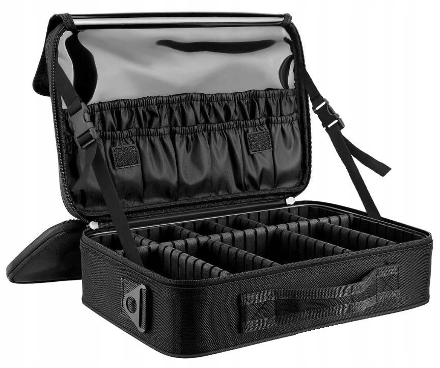 Kosmetická Taška Kufřík Velká Prostorná XXL Dámská Kosmetika S Přihrádkami Pro Manželku