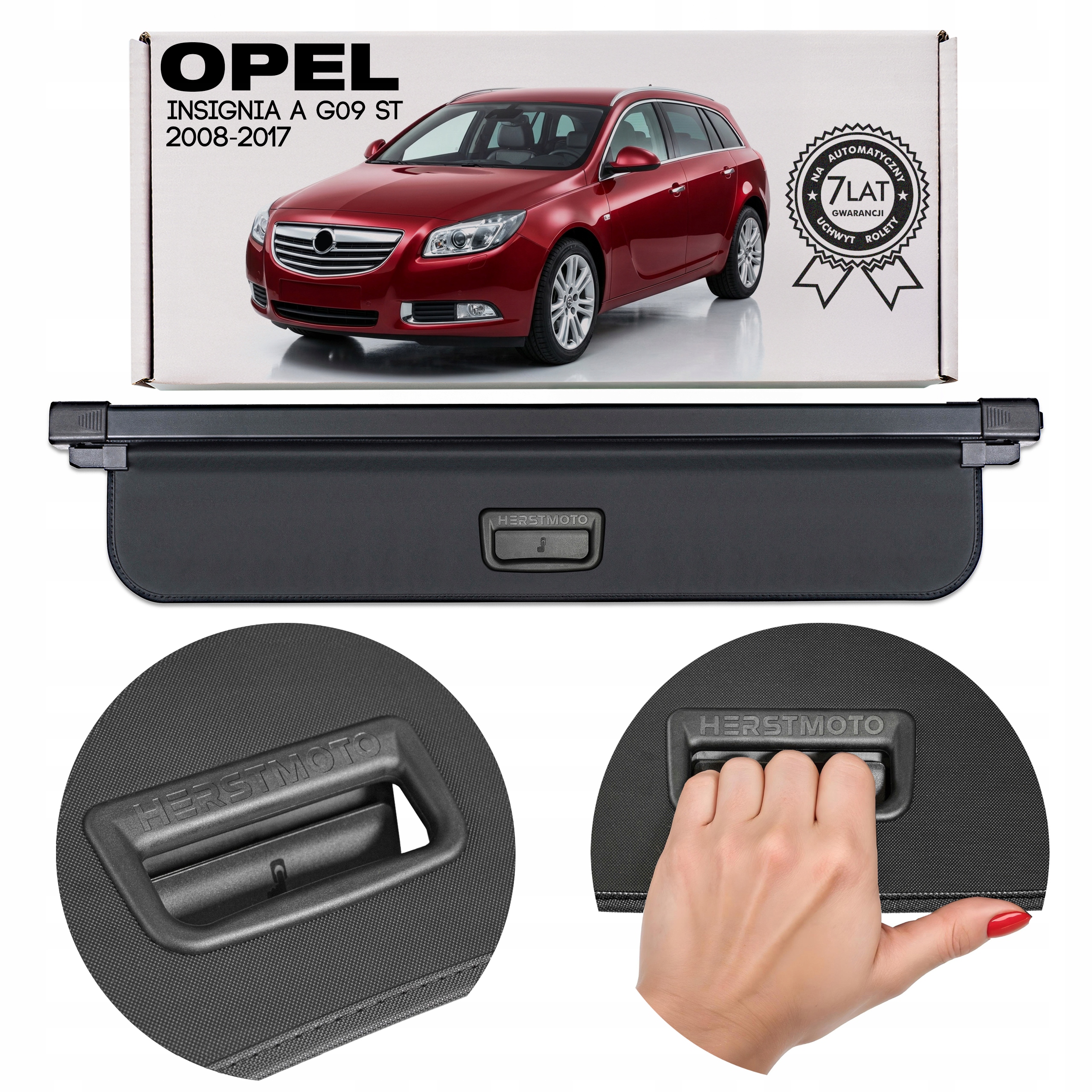 Opel Insignia A G09 2008-17 Sports Tourer Roleta Do Zavazadlového Prostoru Černá 13278414