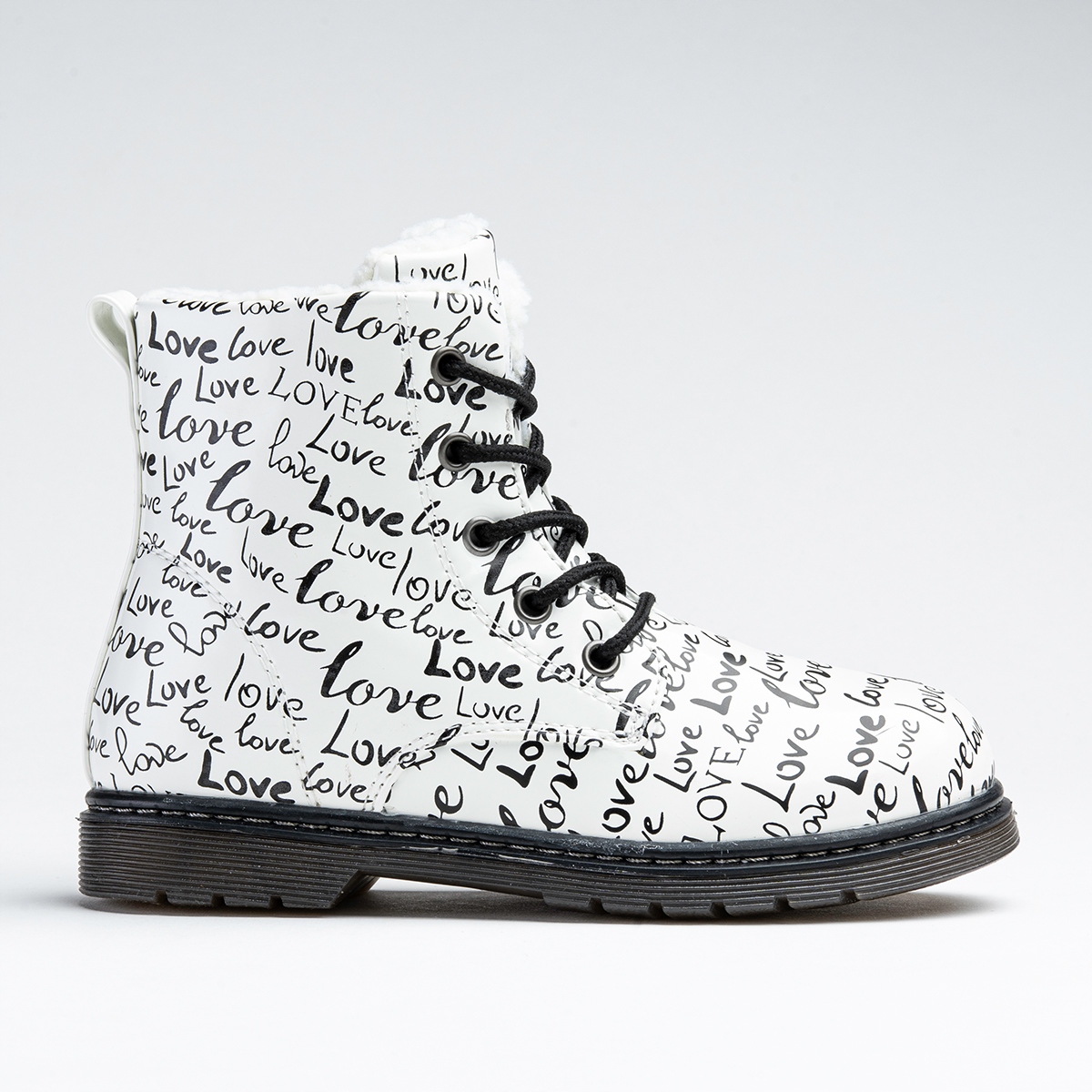 Trzewiki dziewczęce OCIEPLANE stylowe botki SUWAK trapery wygodne Wojtyłko Marka Wojtyłko