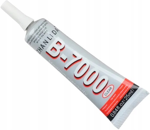 Klej Syntetyczny B7000 Dotyk Szybka LCD Wyświetlacza Klapka Uszczelka 25ML