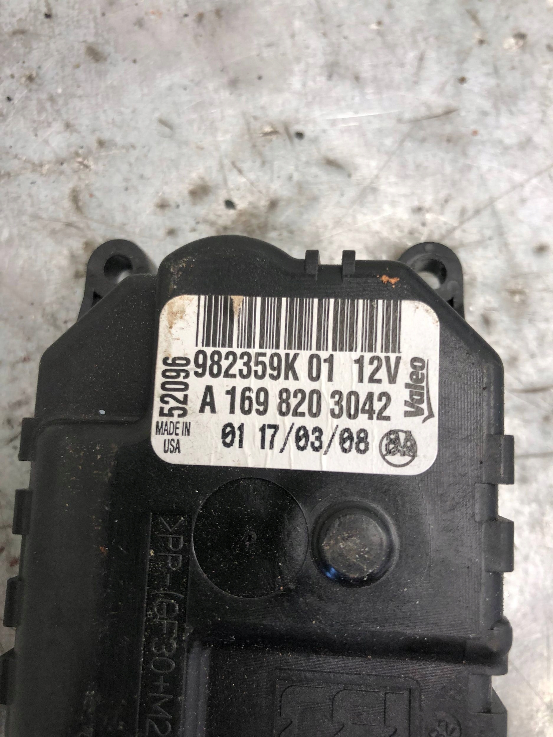 Micro moteur Bloc de chauffage complet MERCEDES A-KLASA W169 A1698203042