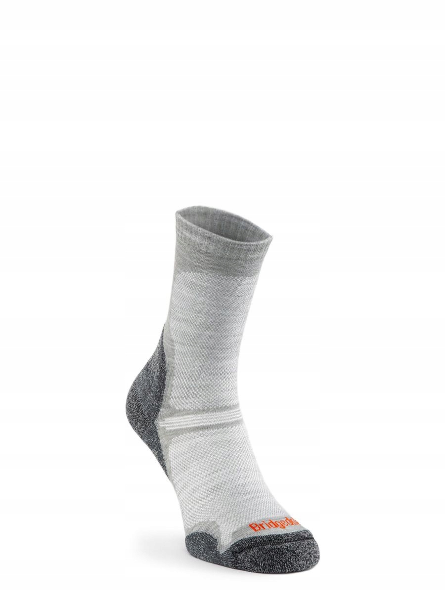 Skarpety w góry Bridgedale Hike Ultra Lt T2 Merino P Crew gunmetal 44-47