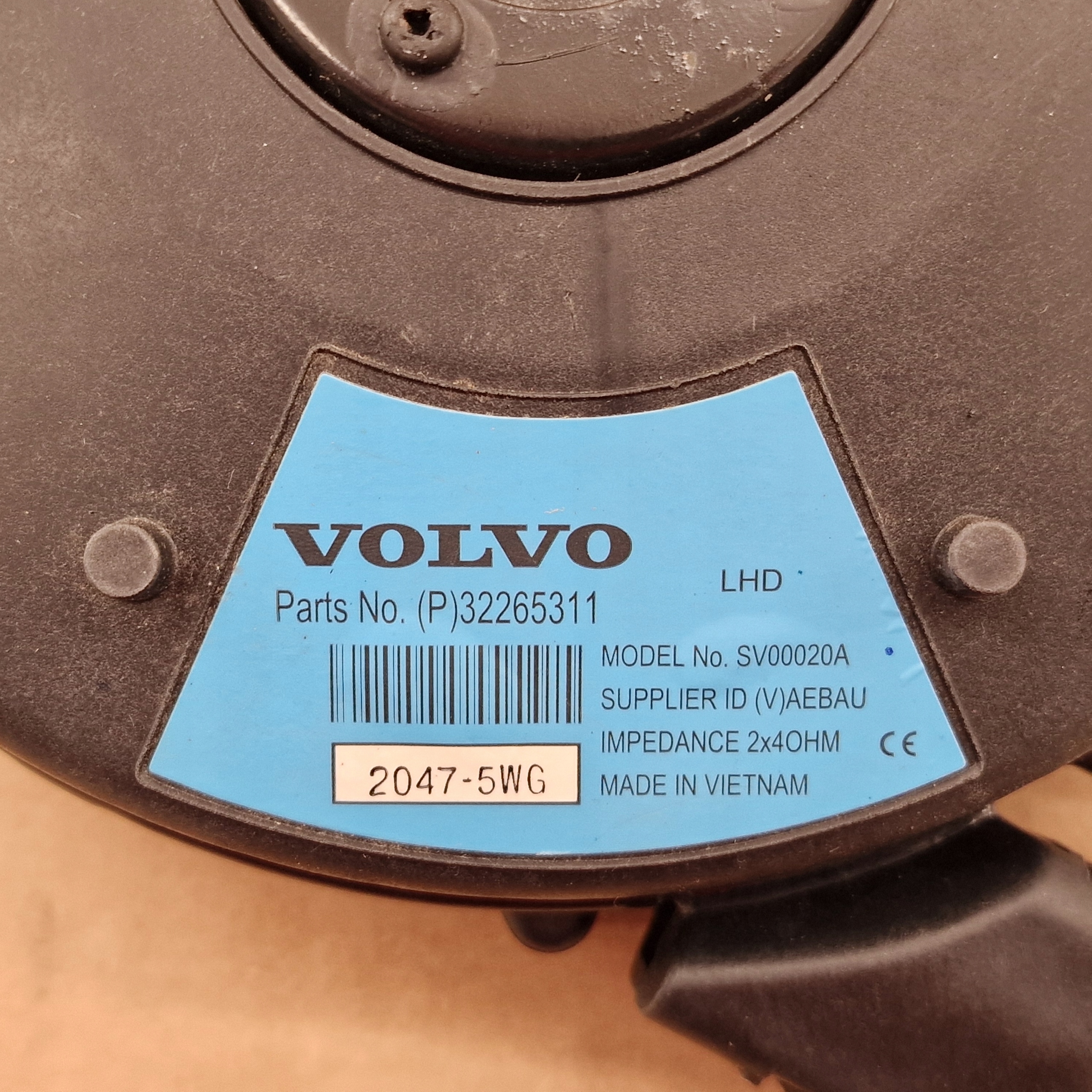 speaker SUBWOOFER VOLVO XC40 C40 EX40 EC40
