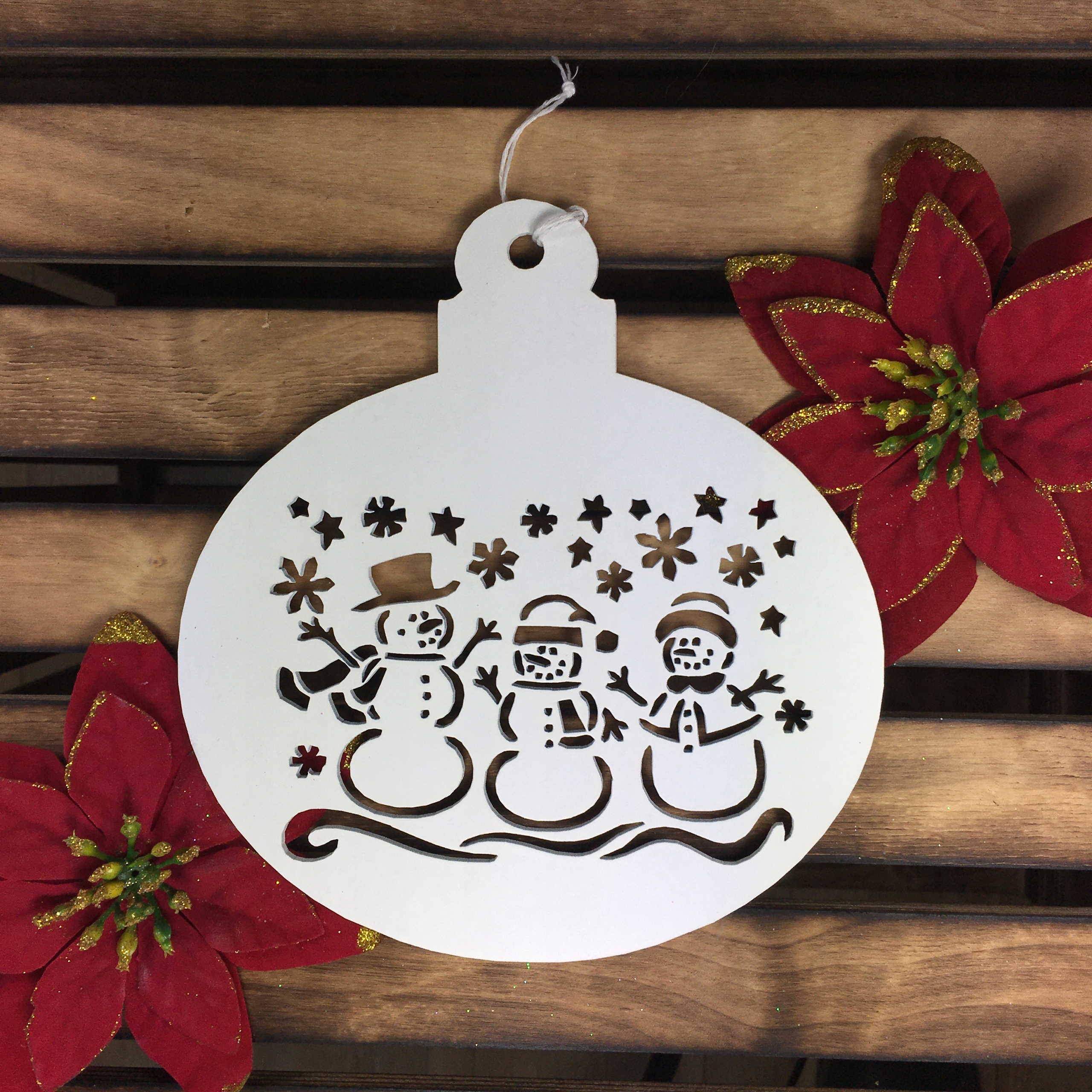 BOMBKA ZAWIESZKA ŚWIĄTECZNA BAŁWANY OZDOBA 30CM Kod producenta BOM75