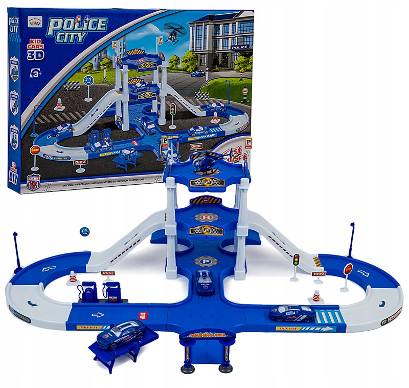 

Ogromny Garaż Parking Komisariat Policja Autka Tor