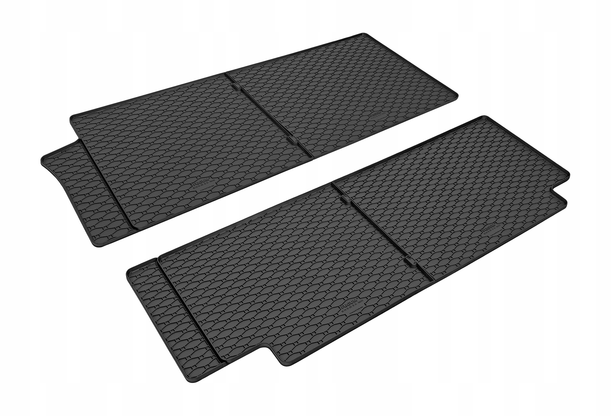 Dywaniki gumowe do Ford Transit Custom od 2024 2 i 3 rząd