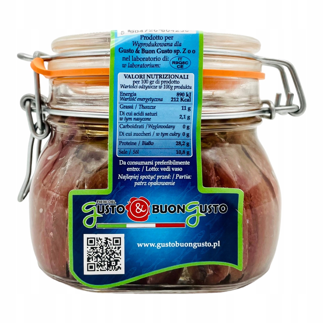 Levně Filetti di Acciughe -anchois 580g!gustobuongusto