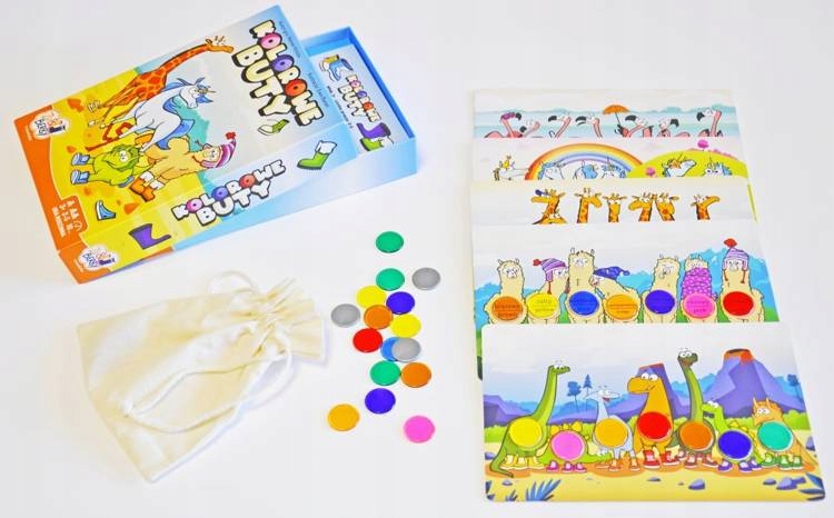 Gra Edu KOLOROWE BUTY Łączenie Kolorów ANGIELSKI Kod producenta 51047